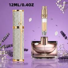 1 chai xịt nước hoa mini sang trọng, thanh lịch, có thể nạp lại, thiết kế đáy mở, chai xịt nước hoa du lịch, có thể nạp lại, cần thiết cho chuyến đi và công tác của bạn. - Nhiều màu - Xem 65