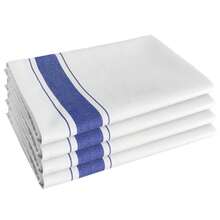 4 Pieces, Striped Dish Towel,  Modern Simple Style Kitchen Towel, Home And Kitchen Multi-Purpose Cleaning Cloth, Suitable For Cleaning Glass, Kitchen Utensils (Blue) - Multi-colored - View 9