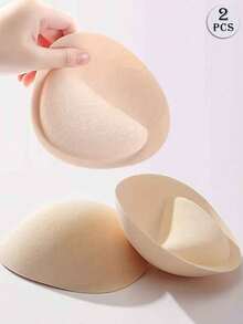6cm Thick Removable & Washable Padded Inserts, Bust Enhancer Cleavage Booster Bra Pads - Multicolor - View 2