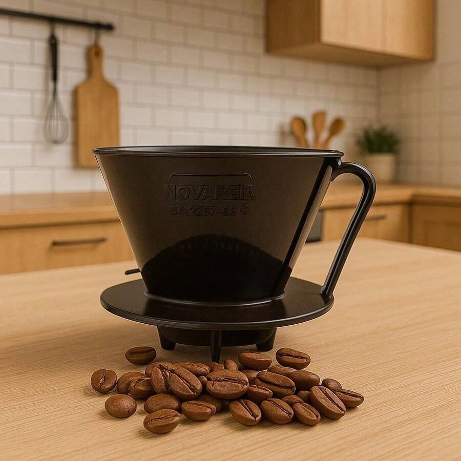 Suporte para Coador de Café Tradicional Nova Era Porta Filtro Manual para Caneca, Garrafa ou Jarra - Multicolorido - Visão 1
