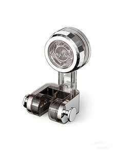 吸盘式淋浴喷头支架，壁挂式，无需钻孔，可拆卸，高度和角度可调节，透明手持花洒支架…… - A - 查看 6