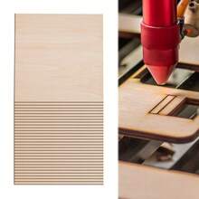 SENDERPICK 30PCS Rectangle Blank Wooden Board For Wood DIY Home Decor Basswood Sheets - Log Color - View 10