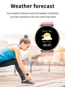 LIGE Smart Watch: A Multifunctional Smart Watch Suitable For Men And Women, With Various Sports Modes, Weather Forecast, Waterproof, Music Playback, Call And Message Alerts, Voice Assistant, And Activity Tracking - View 9