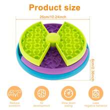 Slow-Feeding Dog Bowl Reduces Boredom And Anxiety; Food-Enhancing Feeder Suitable For Small/Medium/Large Dogs; Non-Slip Interactive Puzzle Game Extends Mealtime, Improves Digestion, Dog Enrichment Toy And Adds A Richer Experience. - Add as Needed - View 2