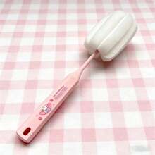 Cọ rửa cốc cán dài chính hãng, cọ rửa chai hình hoạt hình, dụng cụ tẩy vết trà, đồ dùng nhà bếp dễ thương. - A - Xem 5