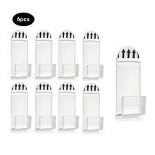 Bộ 6-18 giá đỡ đĩa than màu đen treo tường, giá trưng bày bìa album bằng acrylic trong suốt, phụ kiện trang trí âm nhạc tự dính cho văn phòng và nhà cửa. - Nhiều màu - Xem 11