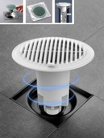 Keep Your Shower Floor Clean And Odor-Free With This Anti-Insect, Anti-Odor Drain Valve!