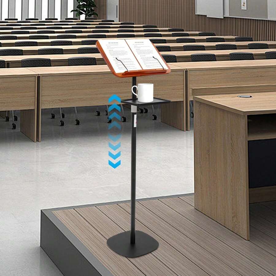 8kg Load-Bearing Capacity 0-180° Adjustable Floor-Standing Reading Stand W/Tray - Floor-standing Reading Stand - View 1