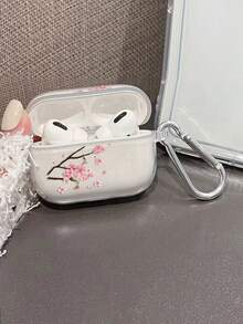 Ốp bảo vệ thiết kế hoa anh đào chuyển màu xanh dương, tương thích với tai nghe Apple, giúp chống trầy xước và rơi vỡ. - Phong cách hoa anh đào - Xem 13