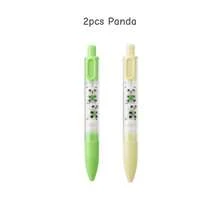 2/6支装可爱凝胶笔套装，0.5毫米圆珠笔尖，防晕染，书写流畅，握感舒适，适合日常书写、办公、签名，碳素墨水 - 串串樂中性筆 - 查看 19