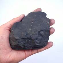 Raw Shungite Stone Russia - Crystals & Stones,Large Pieces Of Raw Shungite, Suitable For Home Decoration, Garden Decoration - Black - View 9