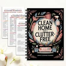 Sổ tay lập kế hoạch dọn dẹp nhà cửa dành cho người ADHD, 60 trang, nhật ký quản lý nhà cửa gọn gàng, sổ theo dõi công việc dọn dẹp nhẹ nhàng cho người ADHD, món quà lý tưởng cho người lớn mắc ADHD, người thích sắp xếp nhà cửa và những người cần lịch trình dọn dẹp đơn giản. - A - Xem 7