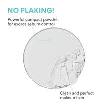 Polvo Compacto Mineral Anti-Sebum TOP 2026 – Control de Grasa, Fijador de Maquillaje, Vegano - 1 pieza - Ver 6