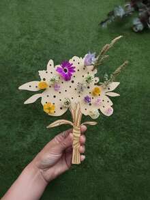 Wood Flower Collector Board - Outdoor/ Flower Display Board With Suitable For Arrangements, Panel For Weddings, Events - Decorative Flower Showcase - Multicolor - View 4