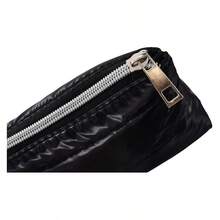 Padded Black Travel Makeup Bag Essential Functional Cosmetic Organizer - Negro Acolchada - View 4