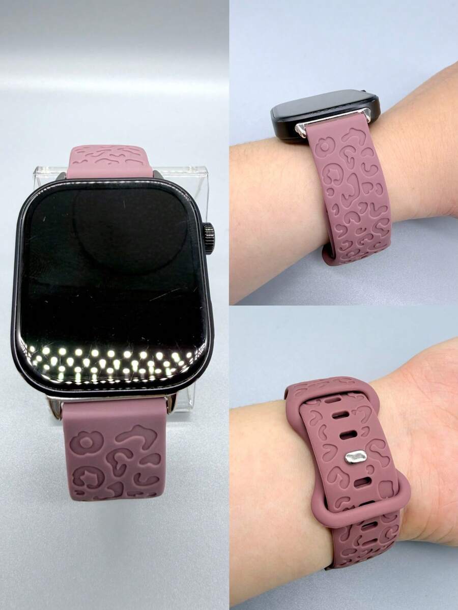 1 dây đeo đồng hồ silicon nữ, tương thích với Redmi Watch 6 Active/6 Lite, Watch 5 Active/5 Lite, dây đeo silicon thoáng khí kiểu số 8 có khóa cài, tương thích với Redmi Watch 3 Active/3 Lite, phụ kiện dây đeo cổ tay tương thích với Redmi Watch 4, tương thích với Mi Band 8 Pro/9 Pro - Khói tím - Xem 1