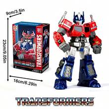 Hasbro 孩之宝变形金刚明星角色系列：4件套可动人偶套装——酷炫收藏模型：擎天柱/大黄蜂/红蜘蛛/威震天——全身可动，零件可互换 - 彩色 - 查看 10