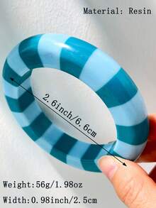 1 pieza Pulsera de estilo retro Y2K con estampado de lunares de colores dopamina y transparente, adecuada para que las mujeres creen atuendos personalizados - Multicolor C - Ver 12