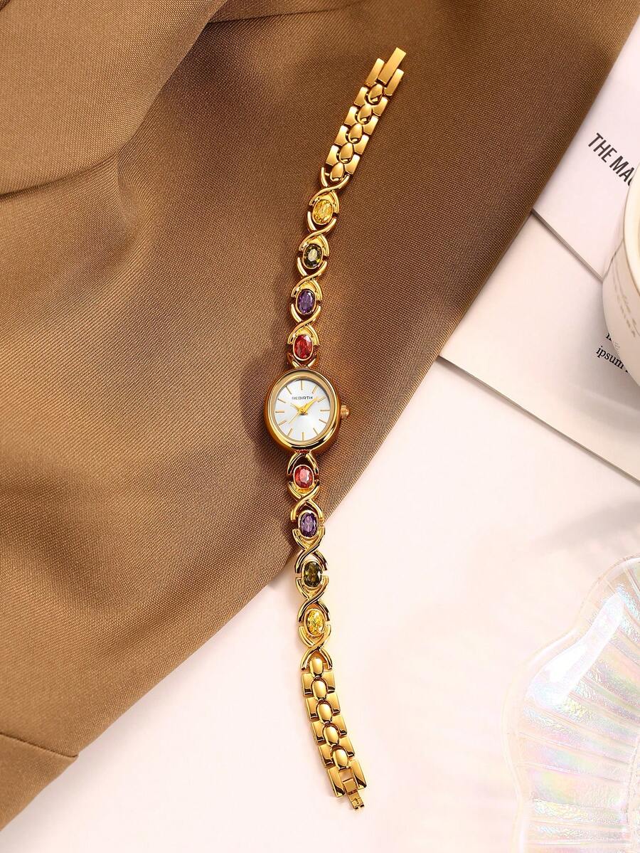 1件女士优雅简约休闲时尚石英腕表，适合日常佩戴 - 均碼 - 查看 1