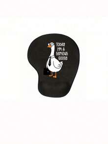 Ergonomic Goose Design Computer Mouse Pad With "Today I'm Serious Goose" Text, Ergonomic EVA Wrist Rest, Non-Slip Memory Foam Mouse Pad, Comfortable Non-Slip Base, Smooth Wrist Support Mouse Pad, Comfortable Desk Pad, Suitable For Gaming, Office, Computer, Laptop, Home Use, Graduation Souvenir, Valentine's Day, Mother's Day, Back To School Perfect Gift - Multicolor - View 13