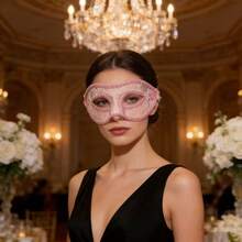 [Daisi] Mặt nạ ren thanh lịch dành cho nữ (7/3/1 chiếc), thích hợp cho dạ hội hóa trang, tiệc Halloween, lễ hội Carnival, đám cưới, tiệc chiêu đãi, lễ hội âm nhạc, trang phục Ngày của Mẹ. - Nhiều màu - Xem 8