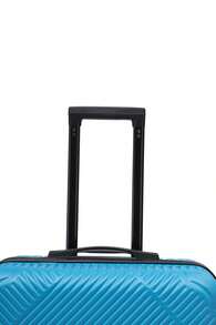 YSTYLE Ultra-Light And Spacious Hardside Trolley Suitcase, Side Combination Lock With TSA, 4 Wheels For Easy Transport - Mint Blue - View 3