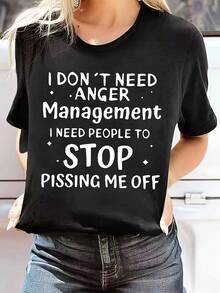Women T-Shirts - Black - View 3
