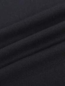 ¿Para Hombre un drama coreano? My Relax?Camiseta de manga corta con estampado de letras y eslogan, top casual de cuello redondo para verano y primavera, ropa de mujer para uso diario. - Negro - Ver 4