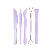 Bộ dụng cụ nặn đất sét 9 món, dụng cụ nghệ thuật để nặn tượng đất sét mềm. - Bộ dụng cụ nặn đất sét 9 món - Xem 6