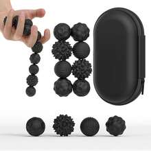 4/6/8/12pcs Magnetic Sensory Fidget Balls, Silicone Shell, Stress Relief Toys, Suitable For Adults And Teenagers, Relieve Hand Pressure, Alleviate Anxiety, Especially For Autism, ADHD, Anxiety Patients, Unisex Christmas Gift, Fun Stress Relief Magnetic Balls, Adult Hand Massager Gift, Suitable For Thanksgiving, Birthday, Christmas And Other Occasions. - 8 chiếc màu đen - Xem 16