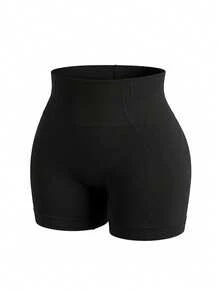 Quần short định hình eo cao cỡ lớn dành cho nữ, kiểm soát vùng bụng tốt, gấu quần chống cuộn, legging định hình co giãn cao, đồ định hình thon gọn không đường may, bộ đồ định hình eo mạnh mẽ, phù hợp cho đi làm, dự đám cưới, tập thể dục, mặc hàng ngày. - màu đen - Xem 5