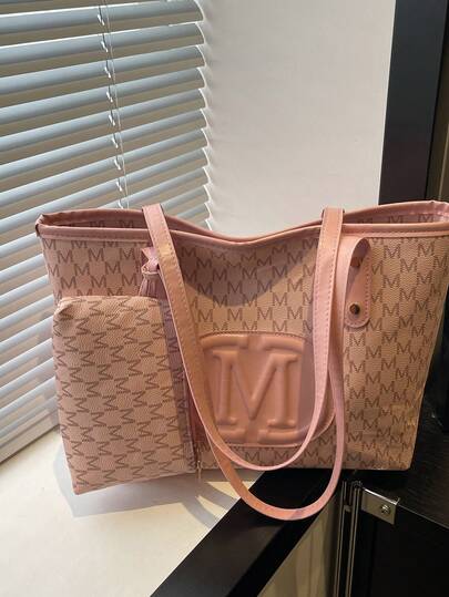 2026 New Fashion Tote Bag, Large Capacity Underarm Commuter Shoulder Bag, Unique Design For Winter