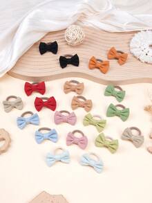 20 chiếc nơ ruy băng 2 inch với họa tiết in và thêu, phụ kiện tóc cho bé gái, băng đô co giãn, đồ trang trí tóc. - Nhiều màu - Xem 11