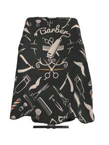 美发沙龙专用理发披肩，适用于剪发、造型、染发、漂白，不粘手，防水披肩式设计，可用于家庭烫发和染发，是美发沙龙的必备用品。 - 彩色 - 查看 5