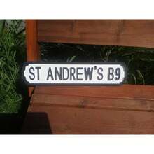 Crkle Finish ST ANDREW'S B9 Football Sign. Gift For BIRMINGHAM CITY Fans. - Multicolor - View 3