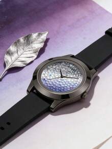 Guess Women's Quartz Watch, Stainless Steel Case, Leather Strap, Quartz Mechanical Waterproof, Suitable For Daily Gatherings And Other Occasions W1223L4 - Blue - View 4