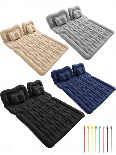 5pcs Car Inflatable Mattress Set, Soft & Comfortable Fabric, Lightweight & Portable, 2026 Must-Have Travel Gear, Compact Design, UV Protection, Suitable For Camping, Music Festivals & Long Drives, Professional Travelers' Choice, Goodbye Back Pain, 1-Minute Quick Installation, Comfortable Rest In All Seasons, Usable From Beach To Mountains, 2026 Summer Essential