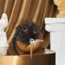 Băng đô kiểu thập niên 1920, đính đá và lông vũ, phù hợp làm phụ kiện tóc cho các bữa tiệc theo chủ đề thập niên 1920 dành cho nữ. - C - Xem 3