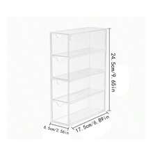 Hộp đựng túi trà bằng acrylic trong suốt 4 ngăn, giá đựng túi trà xếp chồng được dùng trong tủ bếp, hộp đựng viên cà phê và đồ ăn nhẹ trên mặt bàn. - trong suốt - Xem 7