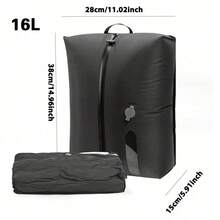 Túi nén chân không du lịch ngoài trời nhẹ, tái sử dụng, dung tích 29L/16L, có khóa kéo và van một chiều. - A - Xem 13