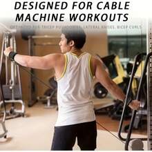 Adjustable Fitness Wrist Straps Anti-Slip Design Heavy Duty Adjustable Fitness Wrist Straps - Suitable For Cable Machines Weightlifting Pull-Ups Gym And Home Fitness Workout Aid Fitness Accessories Strength Training Equipment - 2 Black - View 7