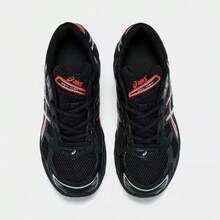 ASICS Gel 1130 Abrasion Resistant Rebound Breathable Support Low Top Kids' Running Shoes Black Silver Teenagers 1204A169-001 | Cushioned Performance, Lightweight Comfort - 紅色 - 查看 5