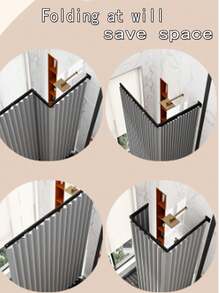 1 thanh treo rèm tắm có thể điều chỉnh và gấp gọn, Terraza, Đồ dùng gia đình, Phòng tắm, Phụ kiện phòng tắm. Dụng cụ sắp xếp tủ quần áo, Trang trí phòng tắm, Phụ kiện phòng tắm, Thiết kế móc chống trượt gắn tường, Thiết kế điều chỉnh đa góc, Phù hợp với bố trí phòng tắm linh hoạt; Dễ dàng lắp đặt; Góc điều chỉnh 180 độ; Đầu bịt xoay 350 độ; Tăng cường sự riêng tư khi tắm; Phụ kiện phòng tắm hiện đại; - thanh treo rèm tắm gấp gọn - Xem 6