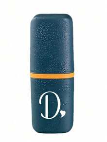 A-Z Letter Artistic Love Design Portable Toothbrush Holder, Keeps Your Toothbrush Clean And Ready To Use! Travel Toothbrush Rack, Portable Toothbrush Cup Cover, Ideal For Travel, Camping, Business Trips And School. - A - View 13