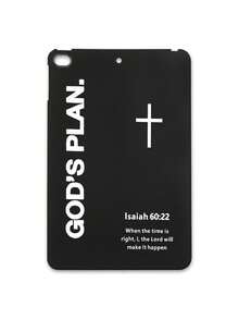 1 chiếc ốp lưng bảo vệ phẳng in câu Kinh Thánh "Kế hoạch của Chúa", câu Kinh Thánh Ê-sai 60:22 + biểu tượng Thánh giá, tương thích với iPad. - màu đen - Xem 32