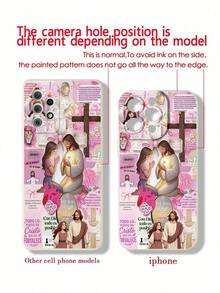 Funda de teléfono a prueba de golpes con elementos de figuras mitológicas religiosas minimalistas, compatible con iPhone 17/17 Pro/17 Pro Max, 16/11/16 Pro/16 Plus/16 Pro Max/16e, 15 Pro Max, 13/14/12/XS/XR/7G/8P, Galaxy S25/S25 Plus/S25 Ultra, A16/A36/A26/A56/A50/A12/A32, regalo de Pascua, fiesta de primavera con conejitos, teléfonos móviles, bolsos, accesorios para móviles, fundas para teléfonos, decoración de habitaciones, accesorios, fundas transparentes para teléfonos, verano, correas para teléfonos, fundas para teléfonos de hombre, fundas negras para teléfonos, fundas rosas para teléfonos, funda para móvil para hombre, funda para móvil para mujer, protección para teléfonos móviles, accesor - Estilo (1 pieza) - Ver 5