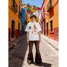 Playera Esqueleto Meditativo - Blanco - Ver 1