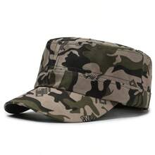 Gorra de boina ajustable de camuflaje unisex, gorra de béisbol de camuflaje para uso diario/al aire libre, protección solar - sombrero de vendedor de periódicos de camuflaje - Ver 9