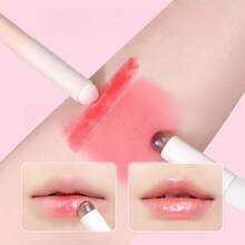 Soft Silicone Cat Paw Lip Brush With Cap, Cute Portable Lip Stain Brush, Fingerprint Concealer, Easy To Clean - Multicolor - View 3