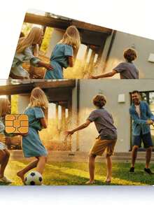 Customized Photo Stickers Card Skin, Credit Card Skin, Personalized Stickers, Credit Card Skin Stickers Credit Card Cover For Transportation, Key, Debit, Credit, Card Cover, Debit Card Cover Sticker For Debit, Graduation Gifts, Back-To-School Gifts - Multicolor - View 4